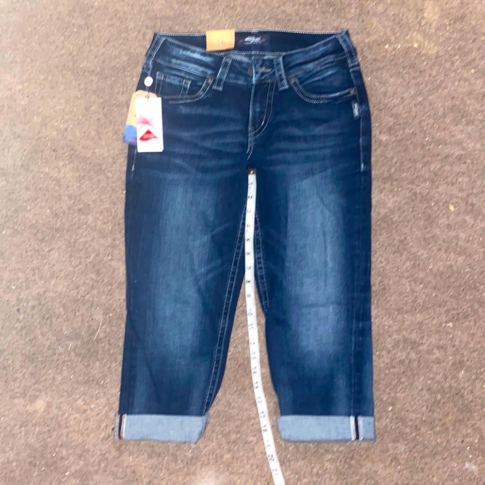 Silver jeans capri